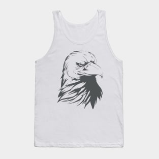 Bald Eagle Silhouette Tank Top